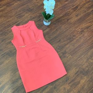 SOLD Tahari petite coral sheath dress size 8P